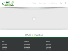 Tablet Screenshot of mdtourandtravels.com